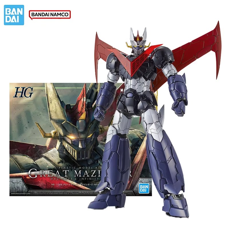 Model Kit Mazinger - Figura original e autêntica da Bandai,