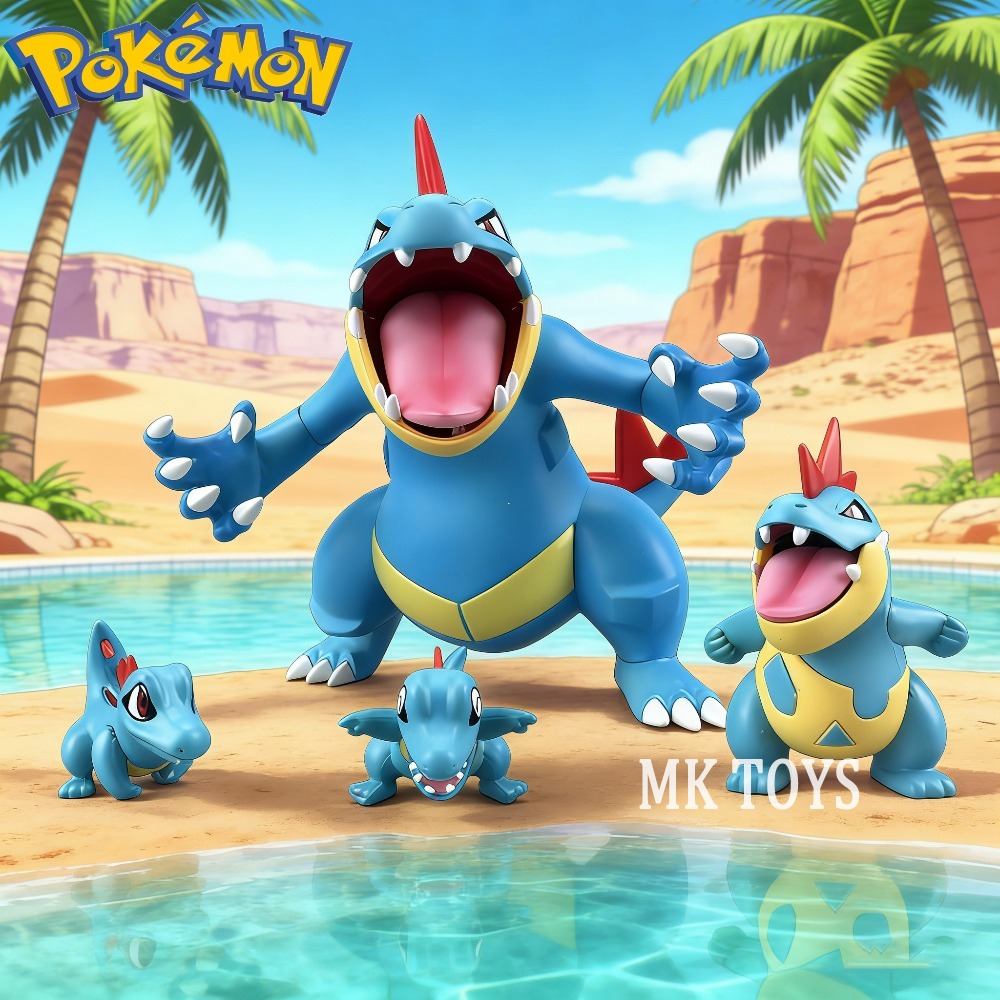 Model Kit Lugia - Figura de Anime Pokemon Feraligatr, Grupo