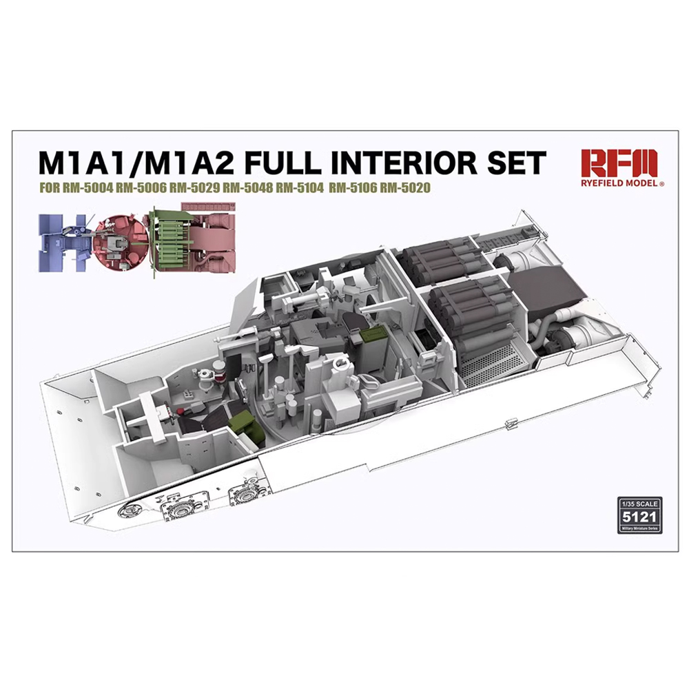 Model Kit History - Rye Field 5121 Escala 1/35 Tanque