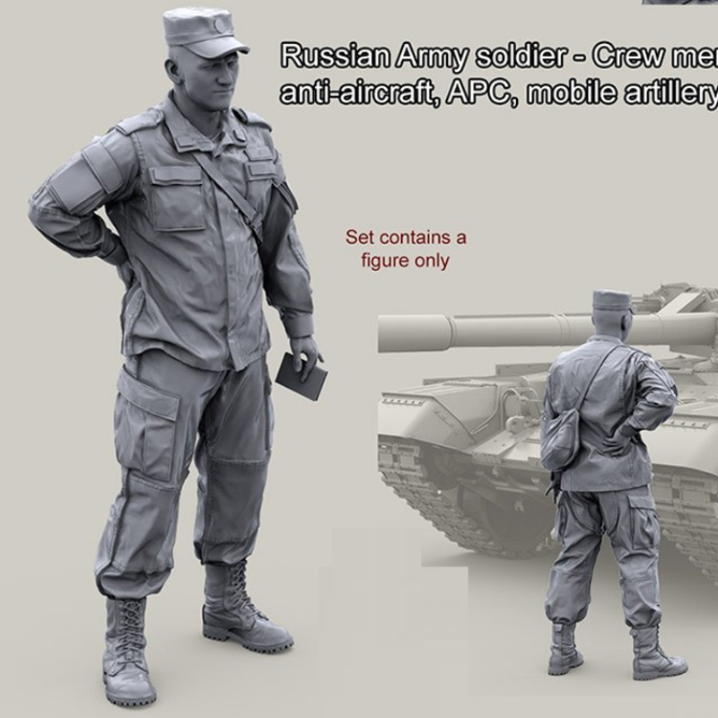 Model Kit History - 1/35 figura de resina fundida modelo