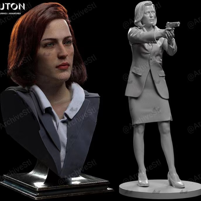 Model Kit Warhammer - Gillian anderson cully 75mm figura de
