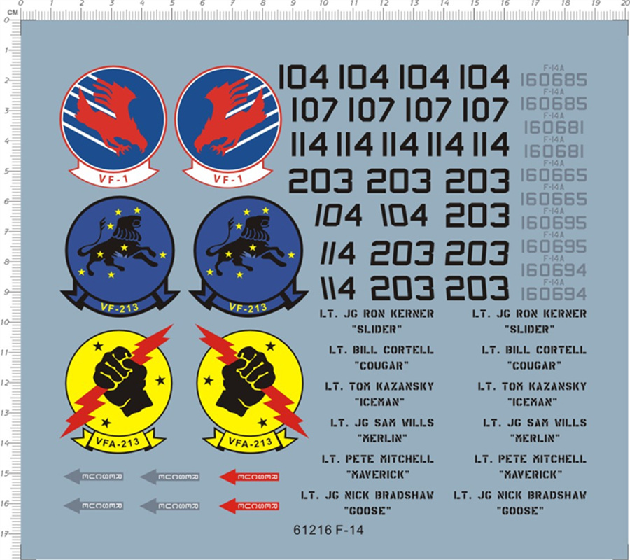 Model Kit History - Escala 1/32 US F-14 VF-1 VFA-213