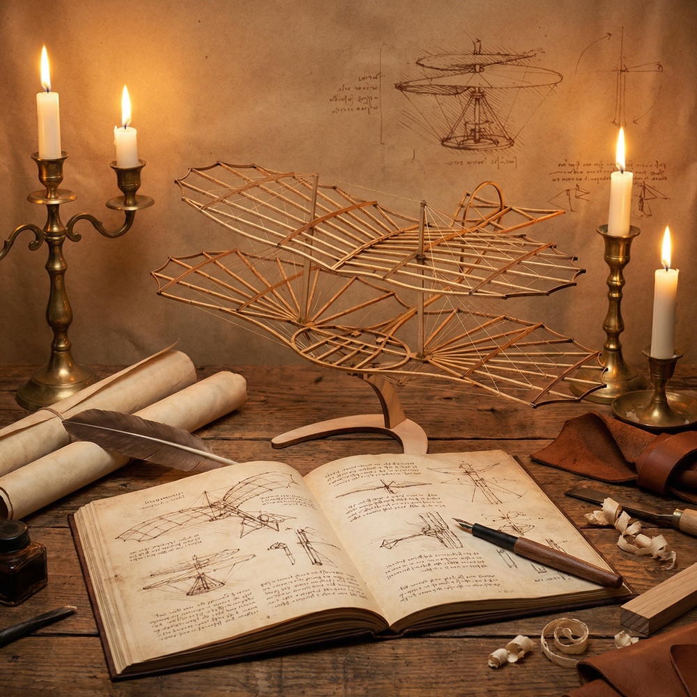 Planador Lilienthal em Escala  - Model Kit History avaliação e preço