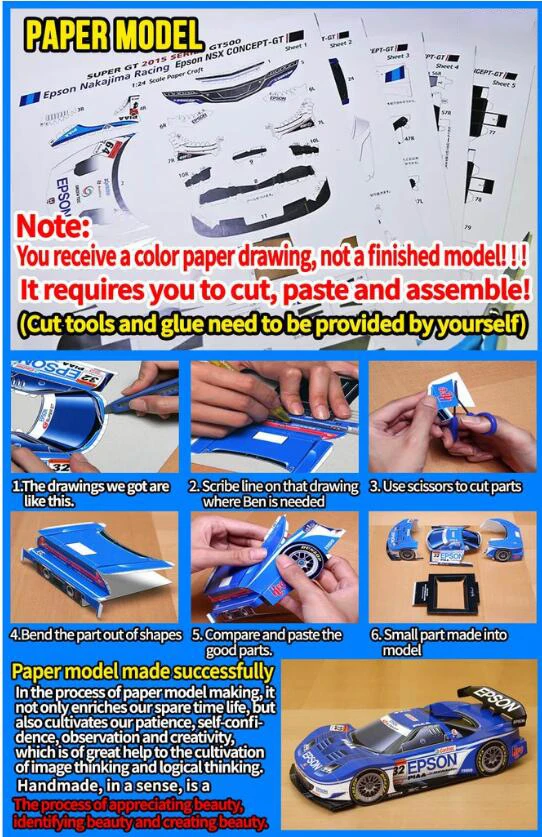 Kit de Modelo de Papel DIY do  - Model Kit History avaliação e preço