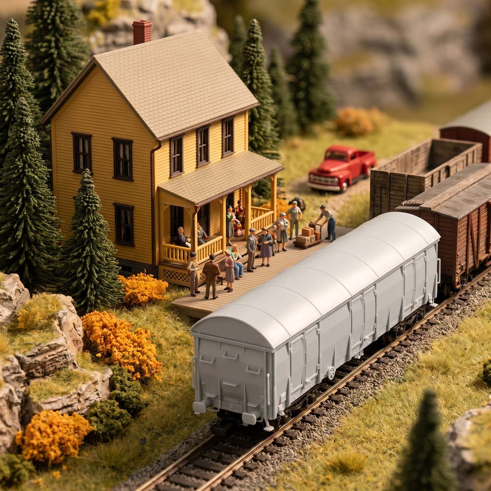Vagão de Ferrovia em Miniatura - Model Kit Lugia avaliação e preço